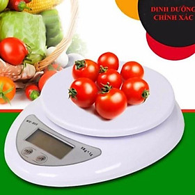 Cân Tiểu Ly Điện Tử Nhà Bếp Mini Định Lượng 1g - 5Kg Làm Bánh Độ Chính Xác Cao Tặng Kèm 2 Pin AAA