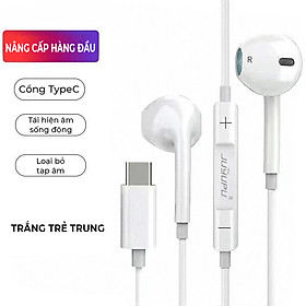 Mua Tai nghe JUYUPU Type C Hàng Chính Hãng JUYUPU dây thiết kế nhét tai âm thanh hd nghe nhạc đàm thoại  Tai nghe gaming