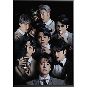 Mua Tranh canvas treo tường BTS + khung composite và đinh treo – decor phòng đẹp và ấn tượng (BST 01)