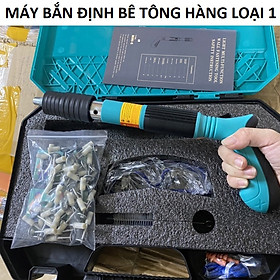 Máy bắn đinh, súng bắn đinh bê tông không dây loại tốt cho lực bắn mạnh và êm hơn