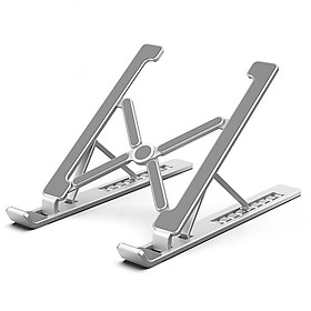 Mua Đế tản nhiệt cho Laptop  Macbook - Giá đỡ  kệ đỡ  phụ kiện cao cấp cho Laptop bằng hợp kim nhôm gấp gọn - Hàng chính hãng( màu ngẫu nhiên )