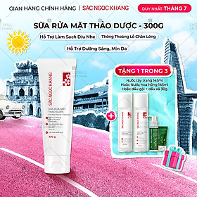 Sữa Rửa Mặt Thảo Dược Sắc Ngọc Khang [Tuýp 300g] - Skincare Cleanser Hỗ Trợ Dưỡng Ẩm Da Làm Đẹp Da Dưỡng Da Mặt