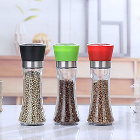 Mua Lọ đựng và xay hạt tiêu  gia vị đa năng 200ml nắp nhựa ABS (Màu ngẫu nhiên)