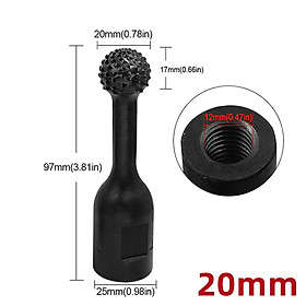 30mm 25mm 20mm Sphere File Burr Khắc gỗ Đánh bóng Mũi khoan Đầu mài cho máy mài góc Đầu mài gỗ