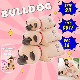 Gấu bông chó mặt xệ ngộ nghĩnh - Size từ 60cm đến 90cm - Quà tặng gấu bông chó pull mềm mại cao cấp - Gối ôm cho bé