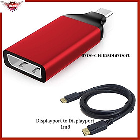 Mua Đầu chuyển USB Type-c ra Displayport (đầu cái) - độ phân giải 4K 30Hz - Hồ Phạm