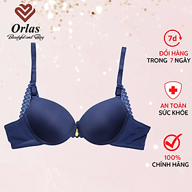 Áo Ngực Trơn Mút Dày Phối Ren Bướm Dây Lưng BR289