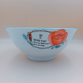 Mua Tô Sứ Đựng  Canh   Mì   Phở ...  Hoa Hồng Miệng Loe Giá Rẻ