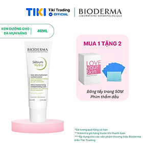 Kem Dưỡng Ẩm Cho Da Mụn Nặng Bioderma Sebium Hydra - 40ml