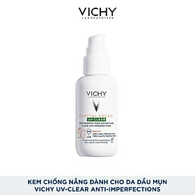 [PHIÊN BẢN MỚI] Gel chống nắng bảo vệ da và ngăn ngừa thâm nám, đốm nâu, nếp nhăn Vichy UV Age daily 40ml