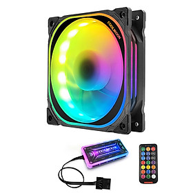 Mua Bộ 1 quạt  Fan tản nhiệt case Coolmoon FS Led RGB - Hàng Nhập Khẩu