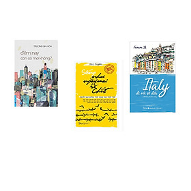Combo 3 cuốn sách: Đêm Nay Con Có Mơ Không ? + Italy Đi Rồi Sẽ Đến + Sống Như Ngày Mai Sẽ Chết