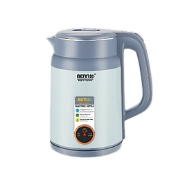 Mua Bình Ủ Trà Giữ Nhiệt  Ấm Đun Nước Siêu Tốc Ủ Ấm Đa Năng 2 Lớp Inox BENNIX 2L BN-200EK Công Suất 1500W- Hàng Chính Hãng