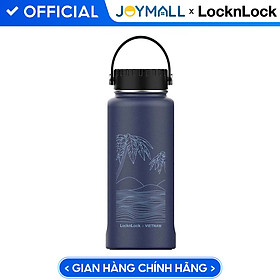 Bình giữ nhiệt Lock&Lock x Việt Nam phiên bản đặc biệt 897ml LHC4160 kèm cọ rửa và ống hút đầu Silicone - JoyMall