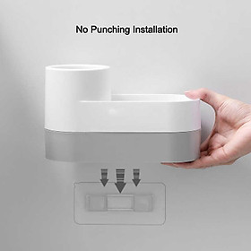 Kệ Để Chổi Nhà Vệ Sinh - Kèm Chổi Cọ Toilet Thông Minh