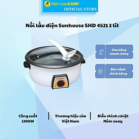 Mua Nồi lẩu điện Sunhouse SHD 4521 3 lít - Hàng Chính Hãng