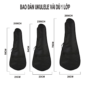 Bao đựng đàn Ukulele vải dù size 21