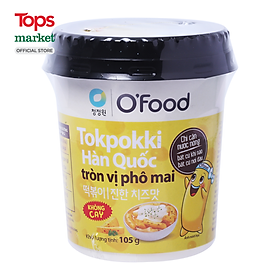 Bánh Gạo Tokpokki Vị Phô Mai O'Food 105Gram