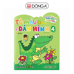 Bộ Tô Màu Và Dán Hình - Cuộc Sống Muôn Màu (Cuốn Lẻ và Combo)