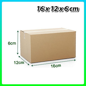 Combo 10 hộp carton 16x12x6