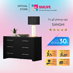 Tủ đựng quần áo phòng ngủ SMLIFE Sanghi