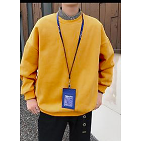 Áo Sweater Nỉ Chui Trơn Nam Nữ Đều Mặc Được Dễ Dàng Phối Đồ