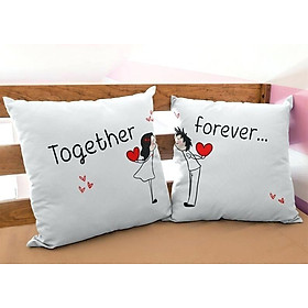 Mua Cặp vỏ gối đôi 45-45cm Together Forever