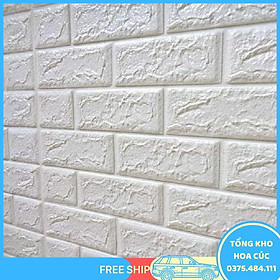 Mua Combo 50 Miếng Xốp Dán Tường Cách Âm  Cách Nhiệt 3D Giả Gạch Hàn Quốc-Khổ 70X77Cm - Vận Chuyển Miễn Phí Toàn Quốc