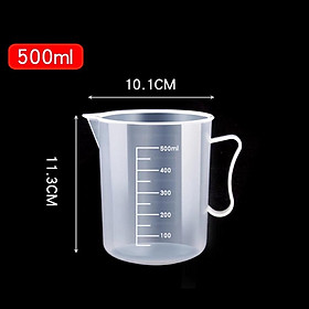 Mua Ca đong nhựa có vạch chia định lượng 100ml 250ml 500ml