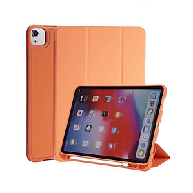 BAO DA SMART COVER SILICON, ỐP LƯNG SILICON CHO IPAD CÓ KHE CÀI BÚT APPLE PENCIL CHO IPAD 10.2 INCH, 10.5 INCH, IPAD PRO 11 INCH