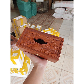 Mua Hộp giấy ăn  hộp đựng giấy ăn gỗ hương cao cấp (nhiều mẫu)