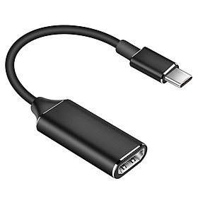 Fun Type-c to HDMI HD TV Adapter USB-C 4k Adapter for PC Laptop Tablet Phone Plug and Play Stable Signal Transmission