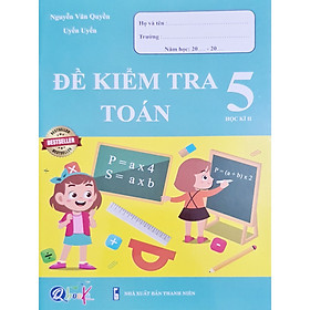 Hình ảnh Sách - Đề kiểm tra Toán 5 học kì II