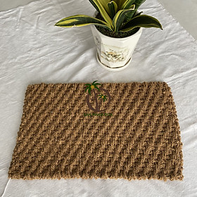 Mua THẢM ĐAN CHÙI CHÂN GIÀY DÉP 40X60CM 100% XƠ DỪA TỰ NHIÊN