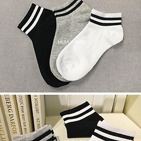 Sét 5 đôi tất nữ kẻ sọc hàn quốc đẹp