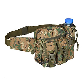 Túi đeo hông đeo bụng đa năng phong cách quân đội có ngăn đựng bình nước