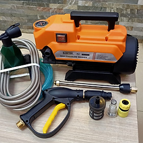 máy rửa xe T1 đủ dây 15 mét - bình tạo bọt - thanh nối S ú n g dài mà dòng thông thường k h á c không thể có
