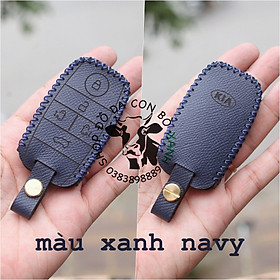 Bao Da dành cho chìa Khoá Kia Sedona handmade Da Thật 008