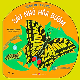 Vòng đời kỳ diệu Sâu nhỏ hóa bướm - Sách Tương tác lật mở cho bé từ 3-6 tuổi