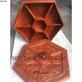 Mua Hộp đựng mứt Tết gỗ hương đẹp