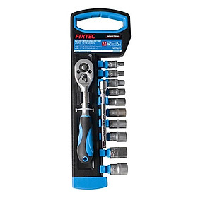 Mua Bộ cờ lê ổ cẳm ratchet cao cấp 12 chi tết FIXTEC FHST0612 chất liệu hợp kim siêu bền