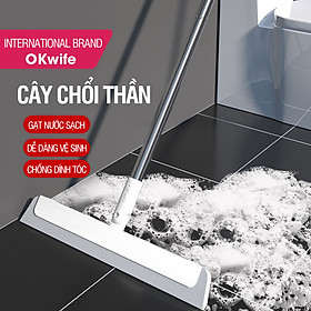 Mua Cây chổi gạt nước sàn nhà  đầu cạo mới  gạt nước không để lại vết  không dính tóc  dễ dàng vệ sinh - OKwife EVA Wiper