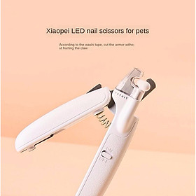 Xiaomi PETKIT Pet Dog Cat Nail Clipper Scissors Pet Nail Toe Claw Clippers Kéo với đèn LED Ánh sáng Cắt móng tay Đồ dùng làm đẹp