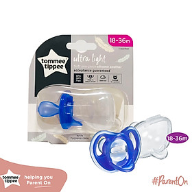 Ty ngậm silicon siêu nhẹ cho bé Tommee Tippee 18-36 tháng (vỉ 1 cái) – Xanh dương