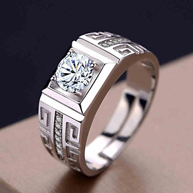 Nhẫn cặp bạc S925 cao cấp - Nhẫn đôi bạc gắn đá ( ND-PAJ041 )