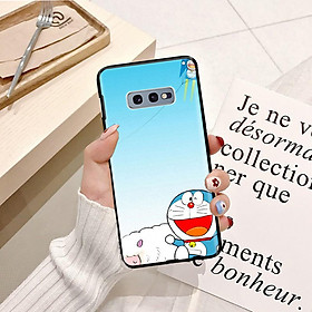 Ốp lưng điện thoại Samsung Galaxy S10e viền silicon dẻo TPU  hình Doremon Phiêu Lưu