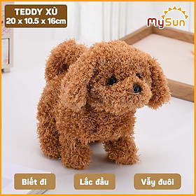 Đồ chơi con chó Robot biết đi, biết sủa, vẫy đuôi thông minh MySun