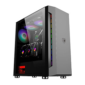 Mua VỎ MÁY TÍNH   THÙNG CASE MÁY TÍNH SAHARA 501 M-ATX ATX MICRO ATX Mặt hông giả kính - Hàng nhập khẩu