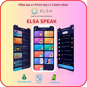 Hình ảnh sách ELSA Speak (3 Tháng,6 tháng,1 năm,Trọn Đời ) - APP học tiếng Anh Online chất lượng cao