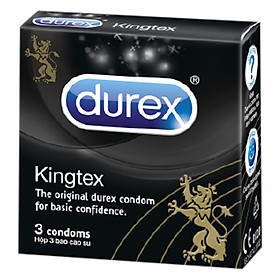 Bao cao su Durex Kingtex 3 bao